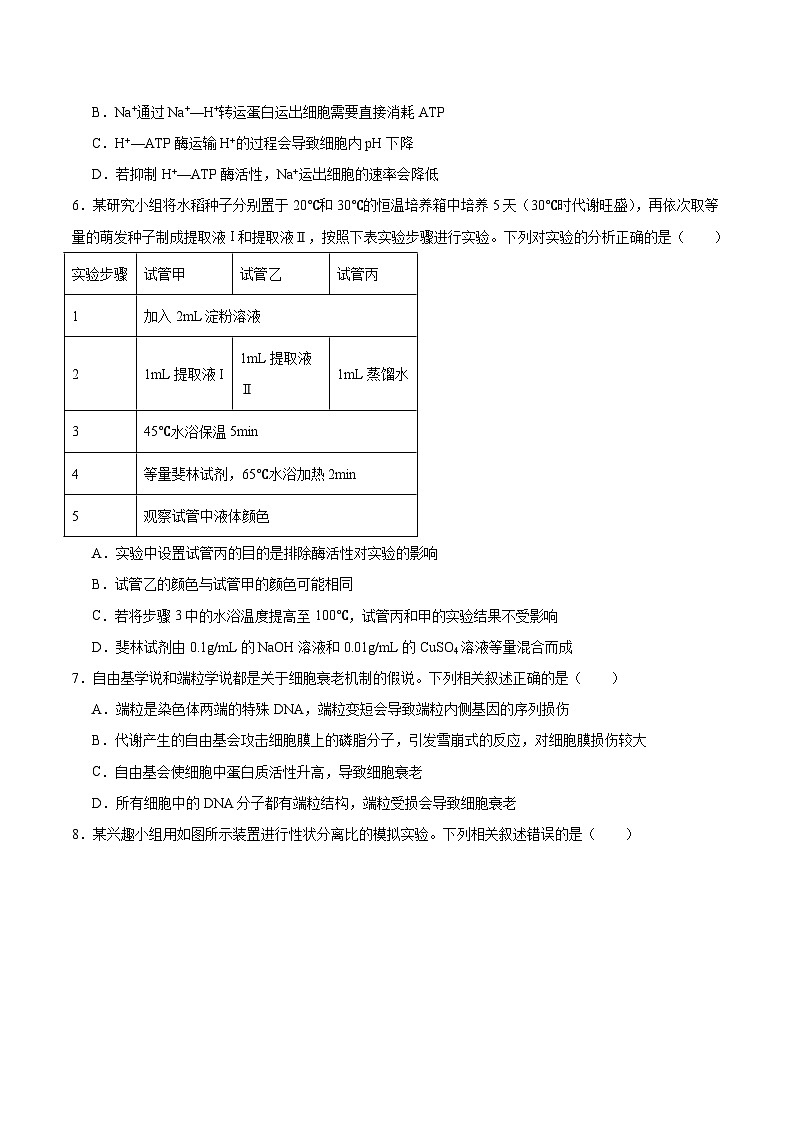 福建省百校2026届高三上学期10月联合测评生物试卷（Word版附答案）第2页