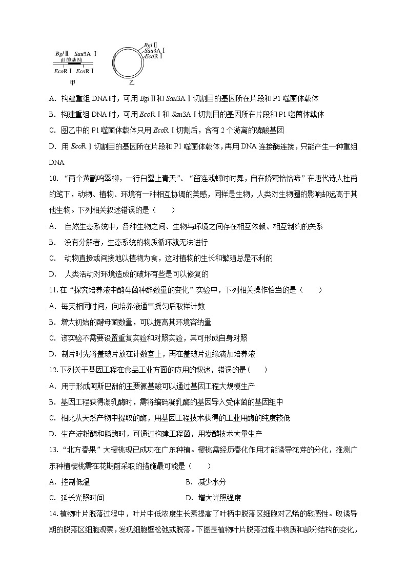 广东省广州市南海中学2025-2026学年高三上学期10月期中生物试题第3页