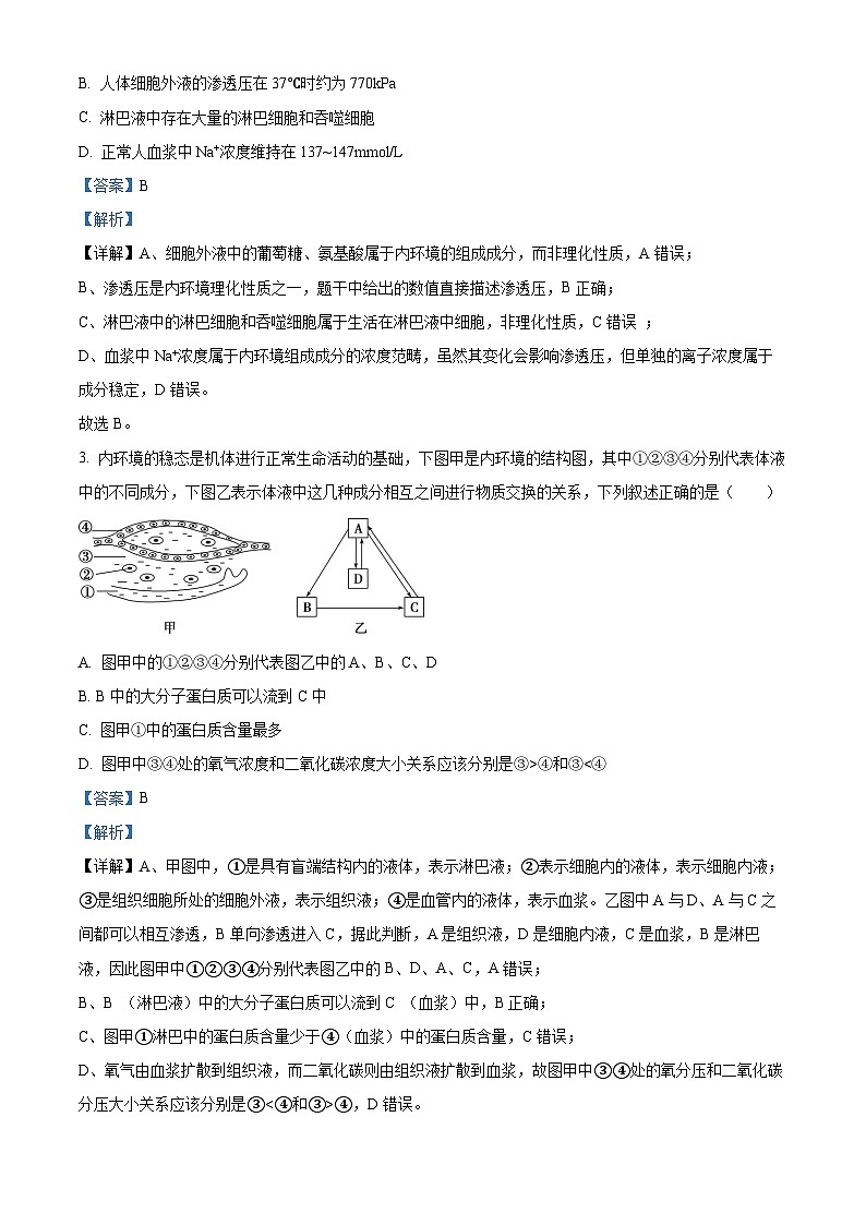 精品解析：辽宁省辽西重点高中2025-2026学年高二上学期10月联考生物试题（解析版）第2页