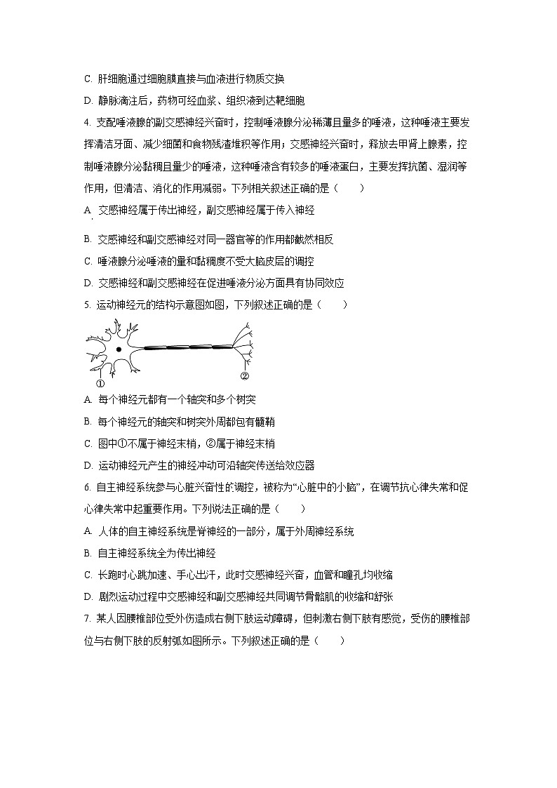 贵州省贵阳市七校 2025-2026学年高二上学期联合考试（一）生物试卷（学生版）第2页