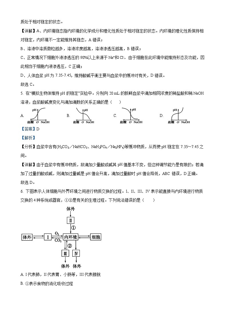 精品解析：天津市滨海新区北京师范大学天津生态城附属学校2025-2026学年高二上学期10月月考生物试题（解析版）第3页
