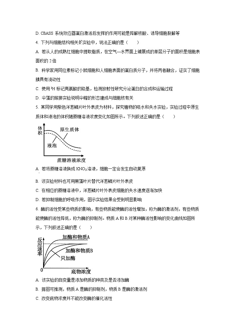 安徽省皖南八校2025-2026学年高三上学期第一次联考生物试卷（学生版）第2页