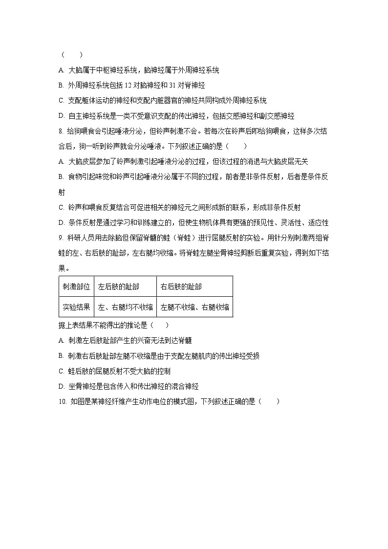 广东省中山市某校2025-2026学年高二上学期第一次段考生物试卷（学生版）第3页
