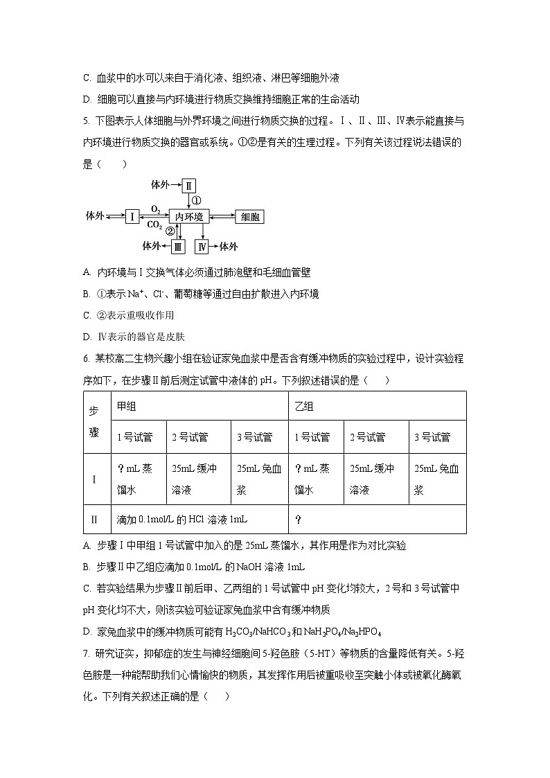 甘肃省张掖市省重点2025-2026学年高二上学期期中生物试卷（学生版）第2页