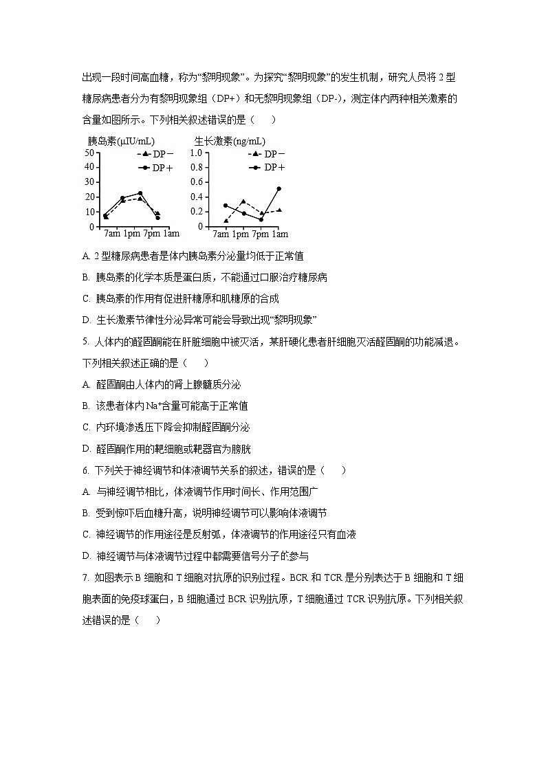 广西梧州市普通高中2024-2025学年高二上学期期中考试生物（学生版）第2页