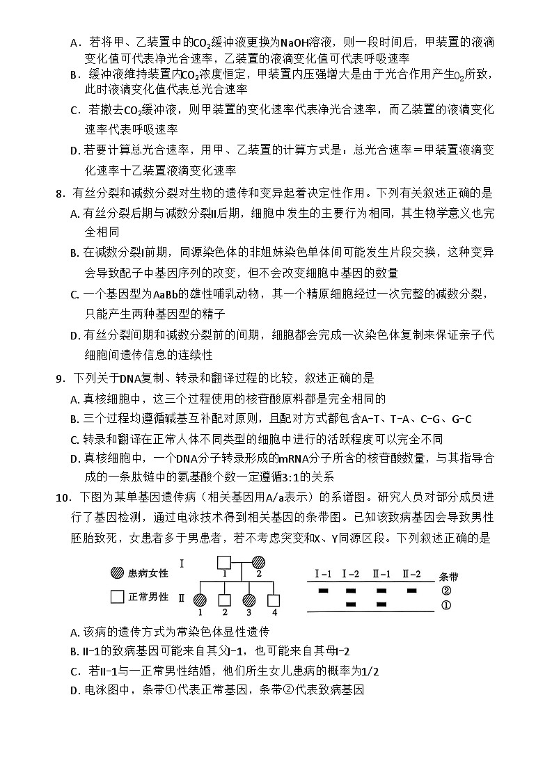 河南省新未来大联考2025-2026学年高三上学期11月考试生物试卷第3页