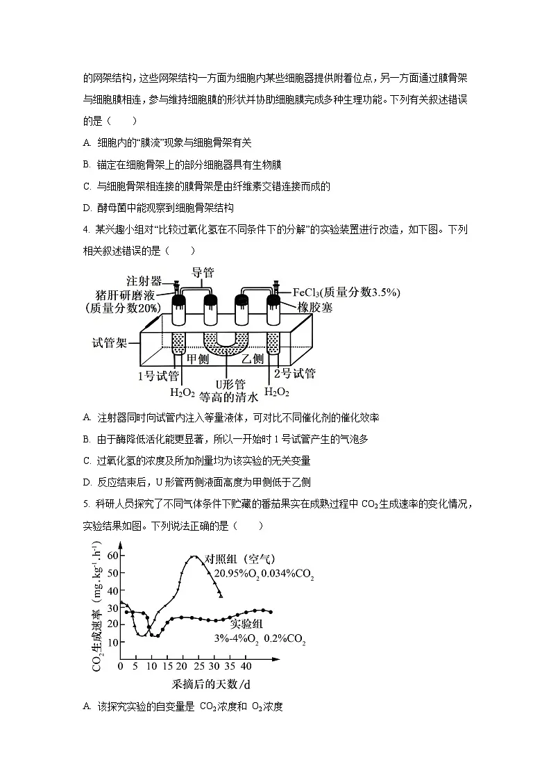 2025-2026学年河南省南阳市高三上学期期中生物试题（学生版）第2页