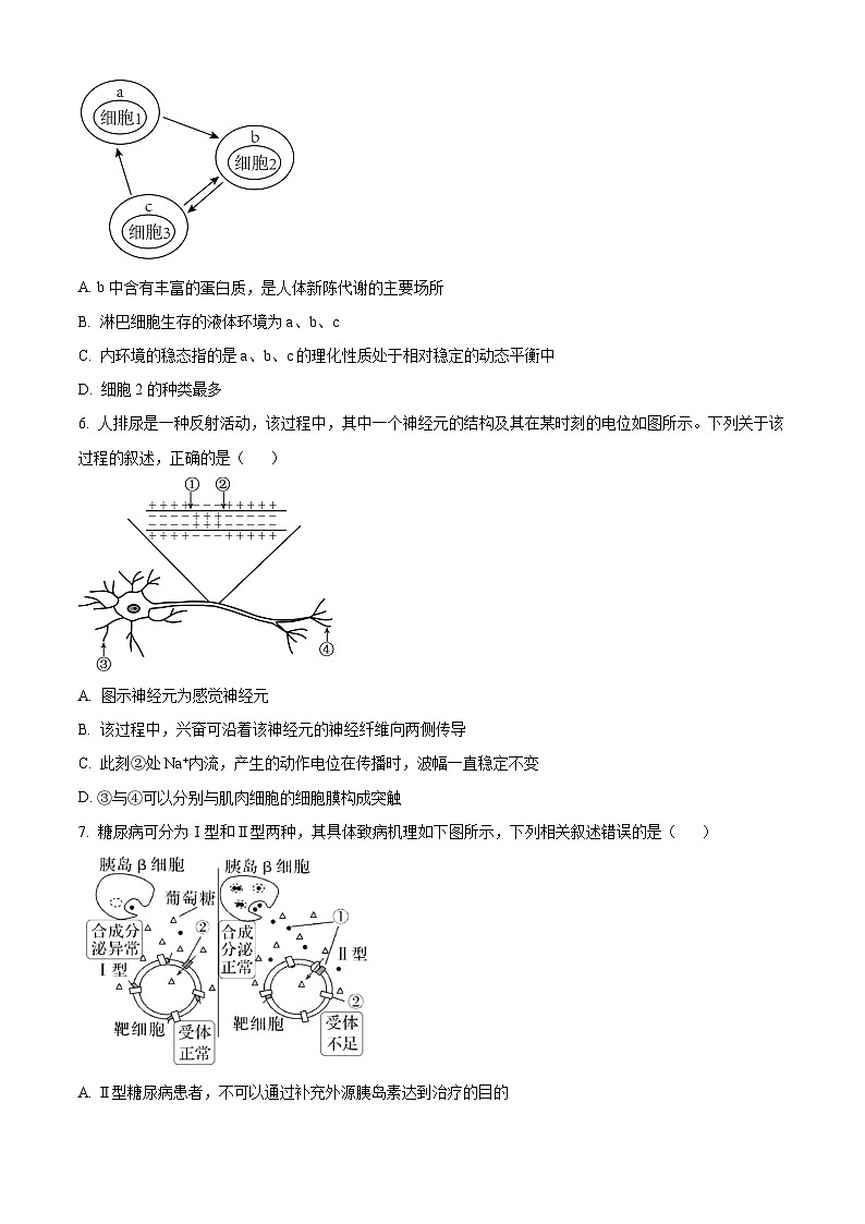浙江省杭州市北斗联盟2025-2026学年高二上学期期中联考生物试题  Word版无答案第2页