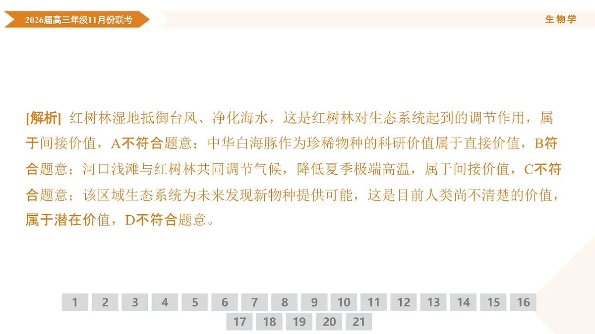 高三生物电子文件 高三生物PPT课件（2026届高三年级11月份联考）第6页