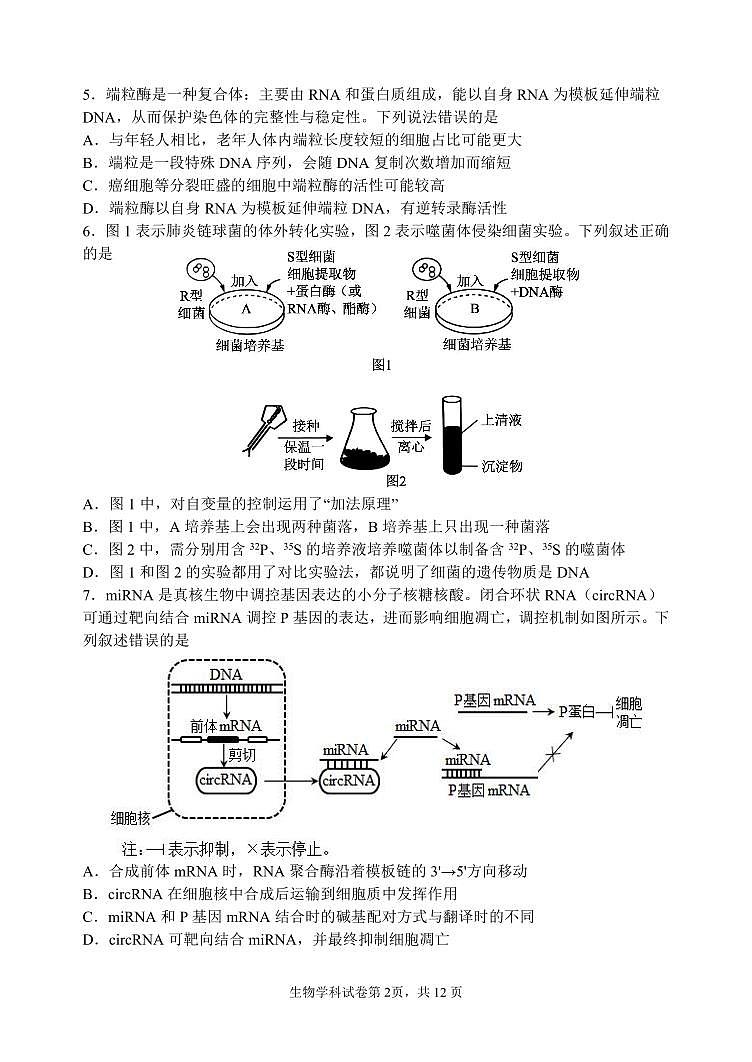 三模 试卷第2页