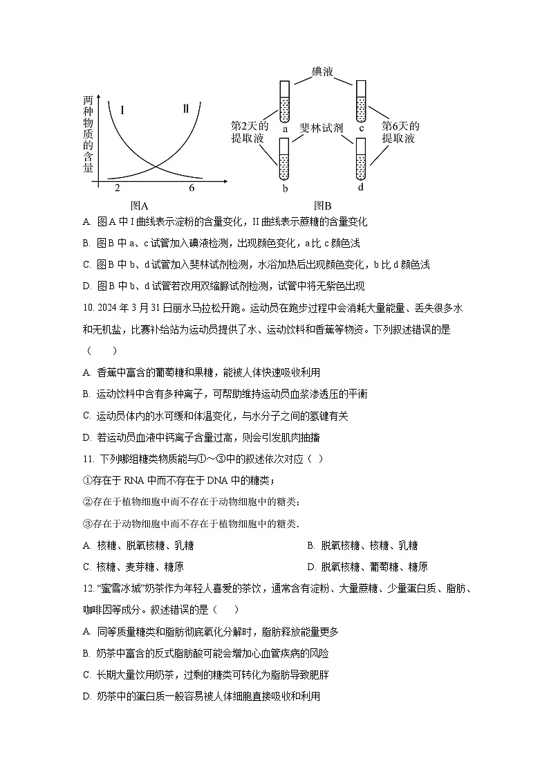 【生物】江苏省江阴长泾中学2025-2026学年高一上学期期中考试（学生版）第3页