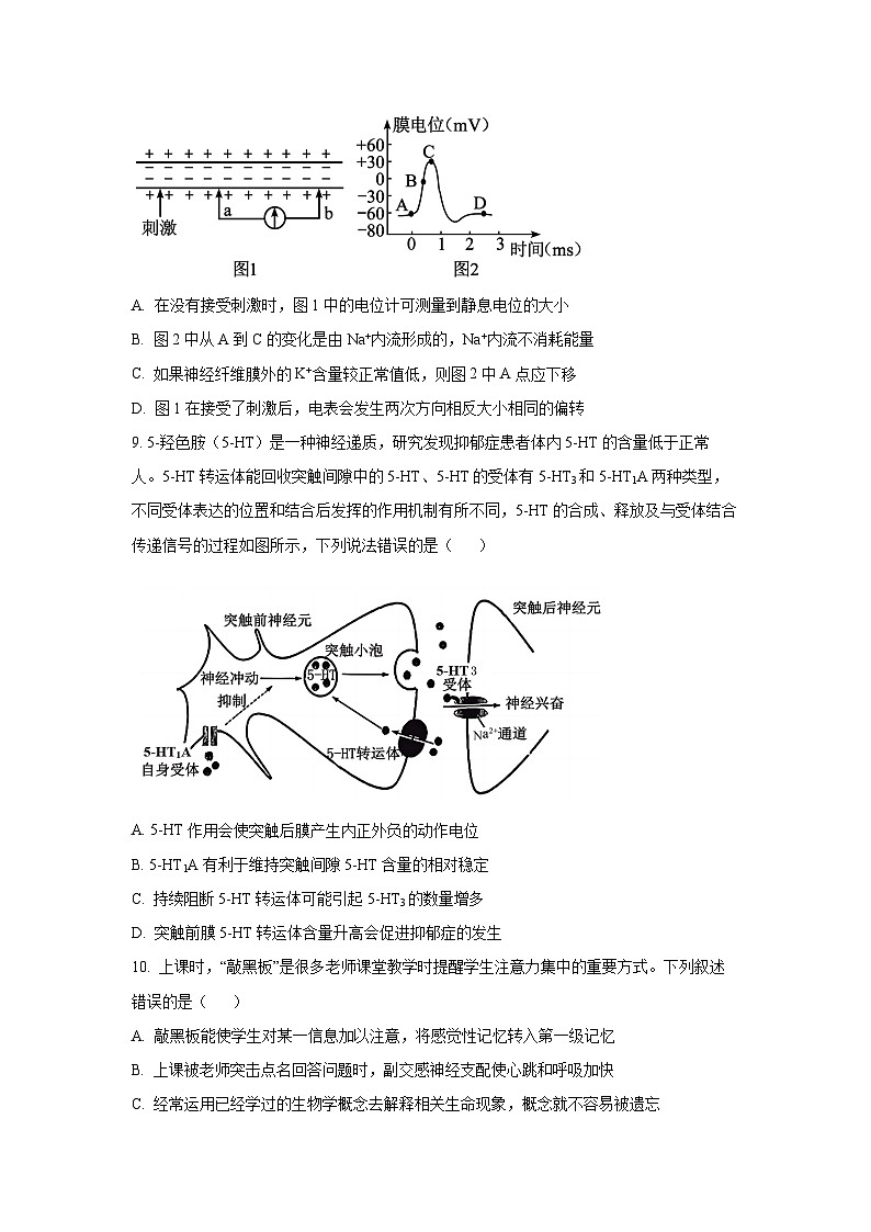 四川省广元市高中教育联盟2025-2026学年高二上学期半期考试生物试卷（学生版）第3页