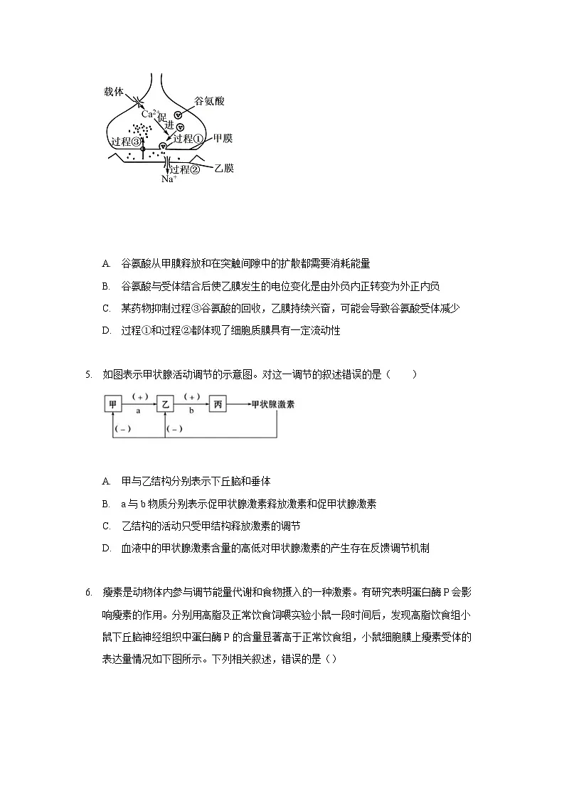 徐州三中2023——2024学年度第一学期高二年级期中调研生物试题第2页