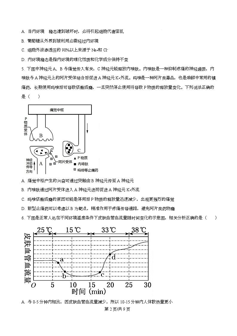 四川省绵阳南山中学2024—2025学年高三下学期第三次模拟考试生物试题（原卷版）第2页