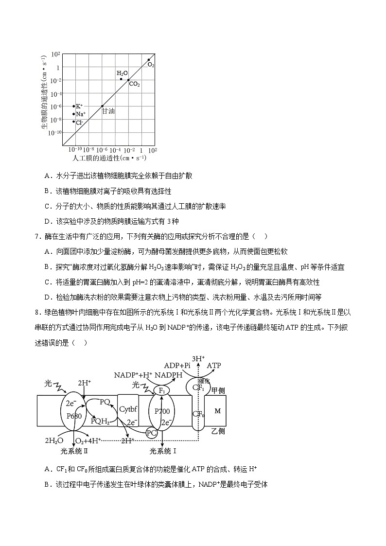 重庆市普通高中2026届高三上学期11月调研测试 生物试卷（含答案）第3页