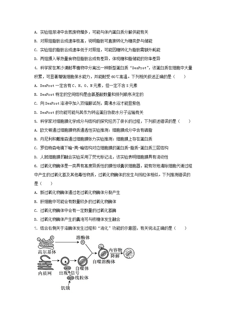 江西省九校2025-2026学年高三上学期期中联考生物试卷（学生版）第2页