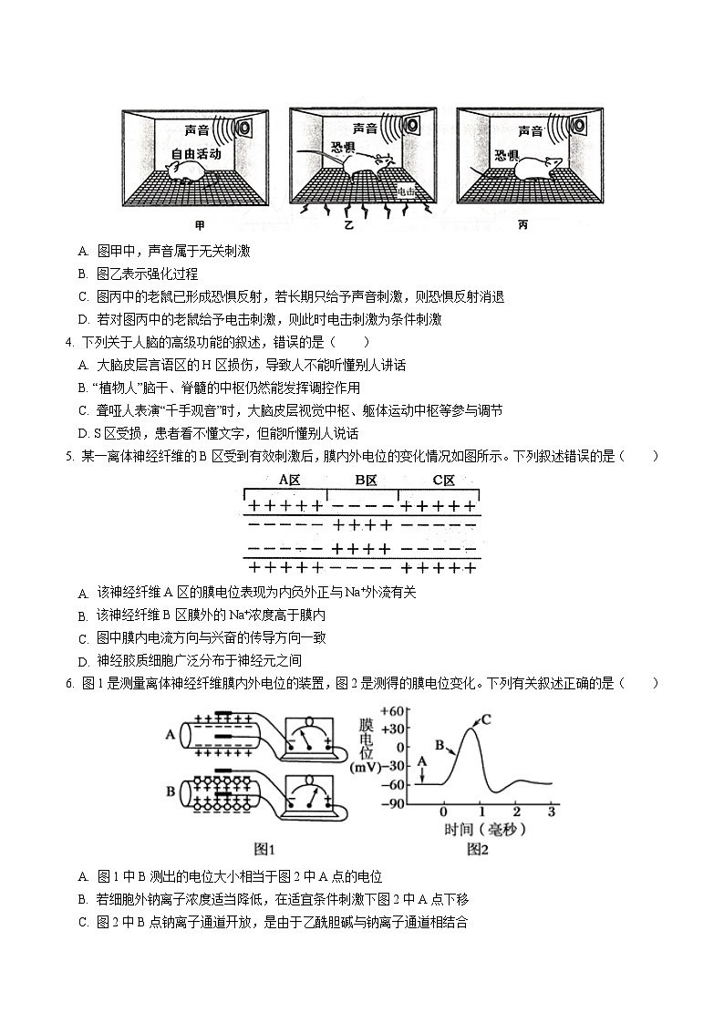 江苏省盐城市五校2025-2026学年高二上学期期中联考生物试卷（Word版附答案）第2页