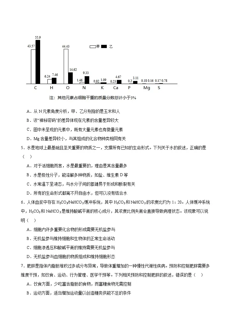 江西省赣州市十八县（市）二十四校联考2025-2026学年高一上学期11月期中考试生物试卷（Word版附答案）第2页
