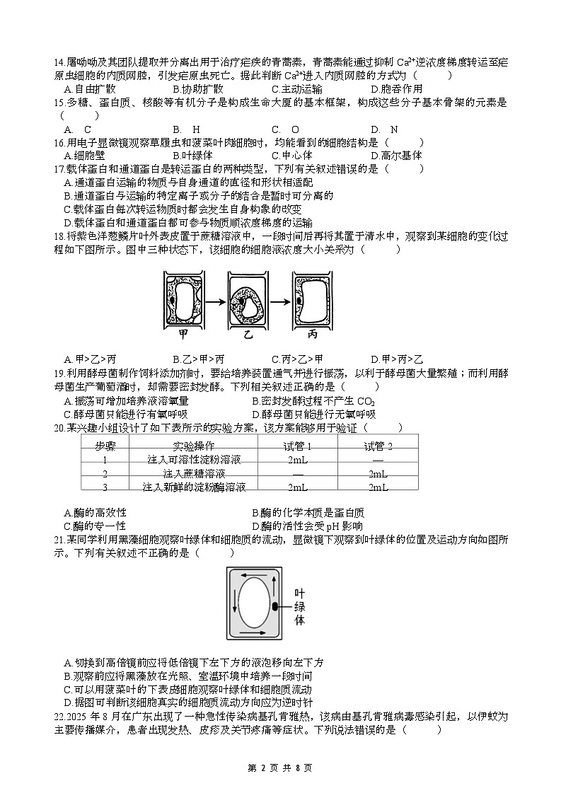 月考3(2)第2页