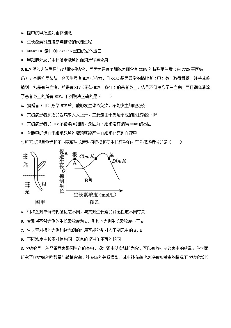 四川省南充高级中学2026届高三上学期期中考试生物试卷（Word版附答案）第3页
