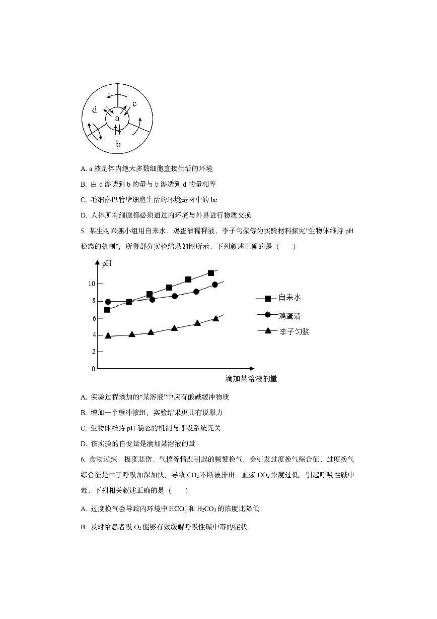湖北省武汉市部分重点中学2025-2026学年高二上学期11月期中联考生物试卷（学生版）第2页