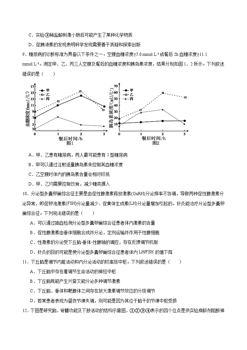 江西省赣州市十八县（市、区）二十四校2025-2026学年高二上学期第54次期中联考生物试题（Word版附答案）第3页
