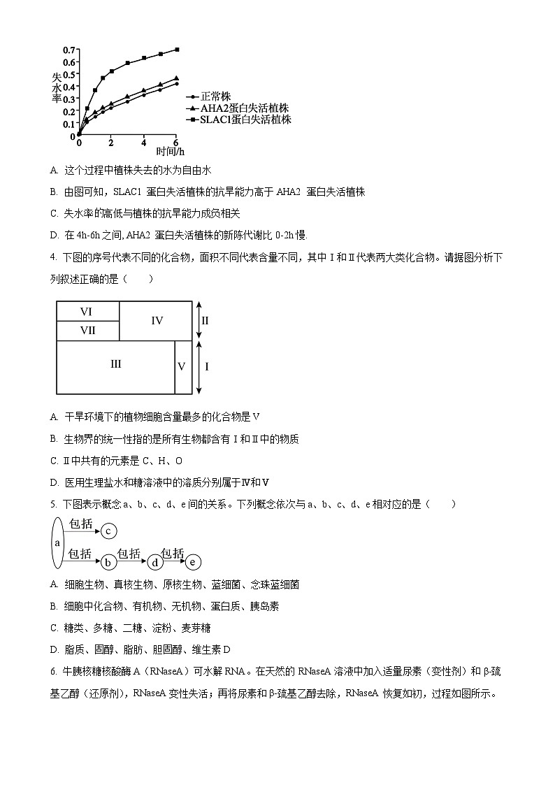 湖南省长沙市雨花区长沙市雅礼中学2025-2026学年高一上学期12月月考生物试题（原卷版）第2页
