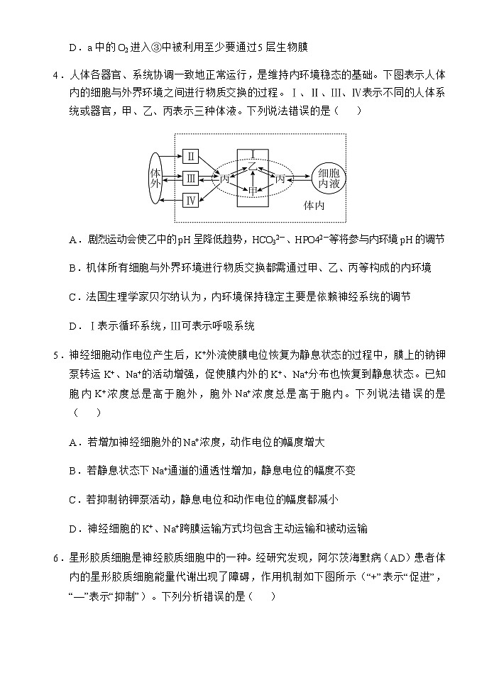 海南省文昌中学2025-2026学年高二上学期第二次月考生物试题第2页