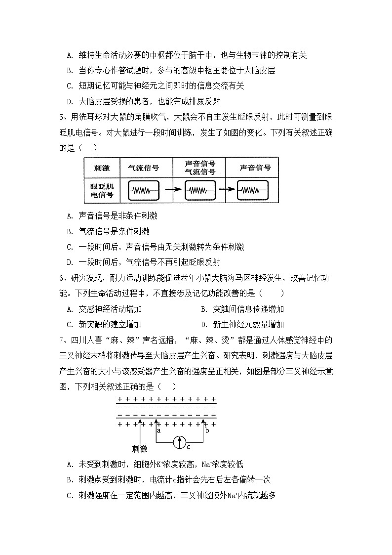 安徽省庐巢联盟2025-2026学年高二上学期第二次月考生物试卷第2页