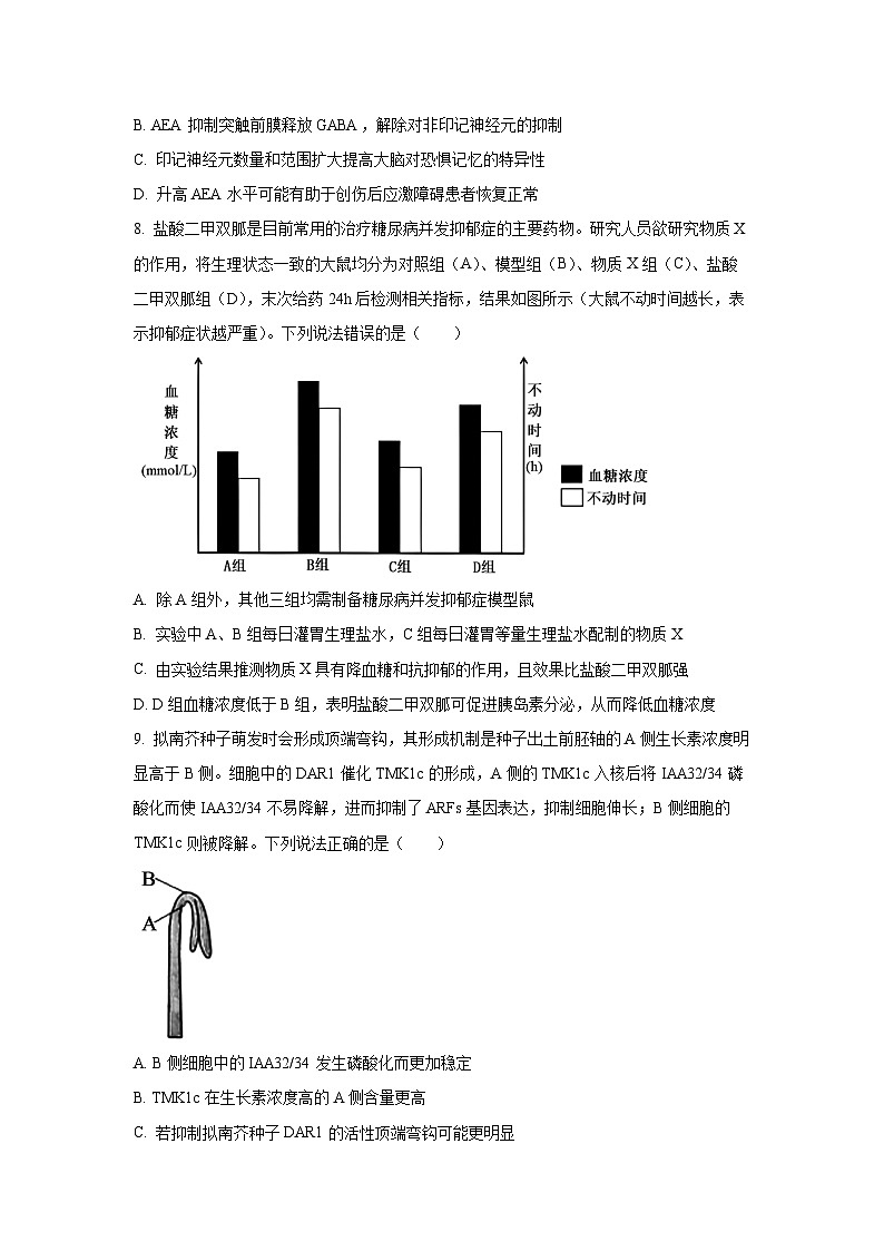 2025-2026学年山东省泰安市高三上学期12月检测生物试卷（学生版）第3页