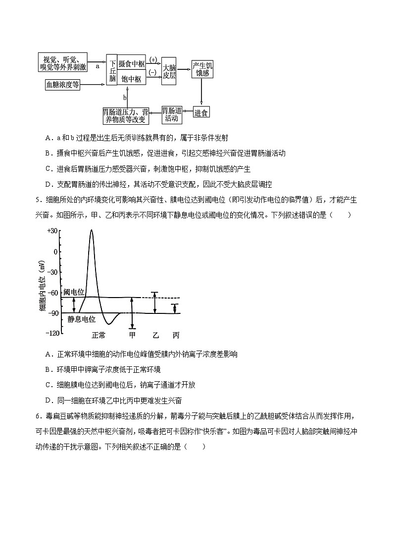 河北省保定市六校联盟2025-2026学年高二上学期期中联考试题 生物 Word版含答案第2页