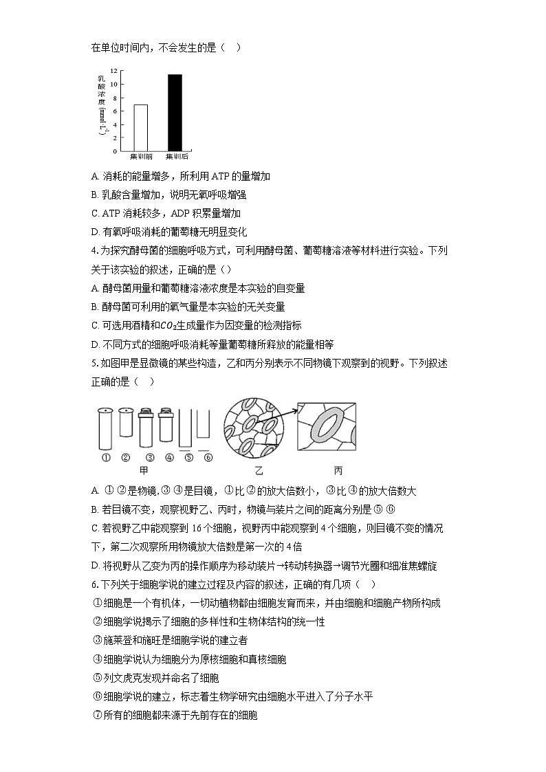湖北省孝感市汉川市汉川市金益高级中学2025-2026学年高一上学期12月月考生物试题第2页