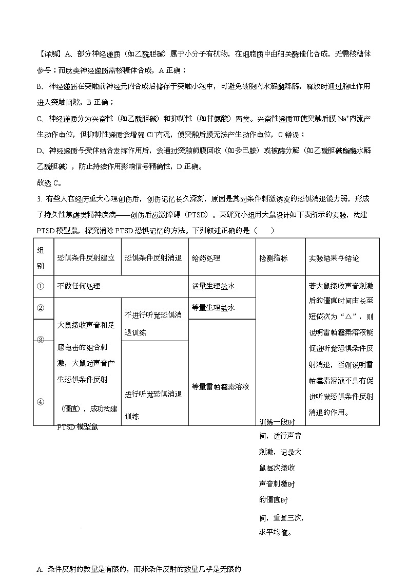 安徽省县中联盟2025-2026学年高二上学期12月月考生物卷  Word版含解析第2页