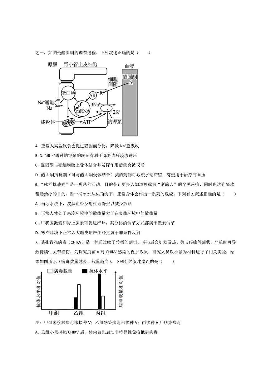 2025-2026学年广东省八校联盟高二上学期教学质量检测（二）生物试卷（有答案）第3页