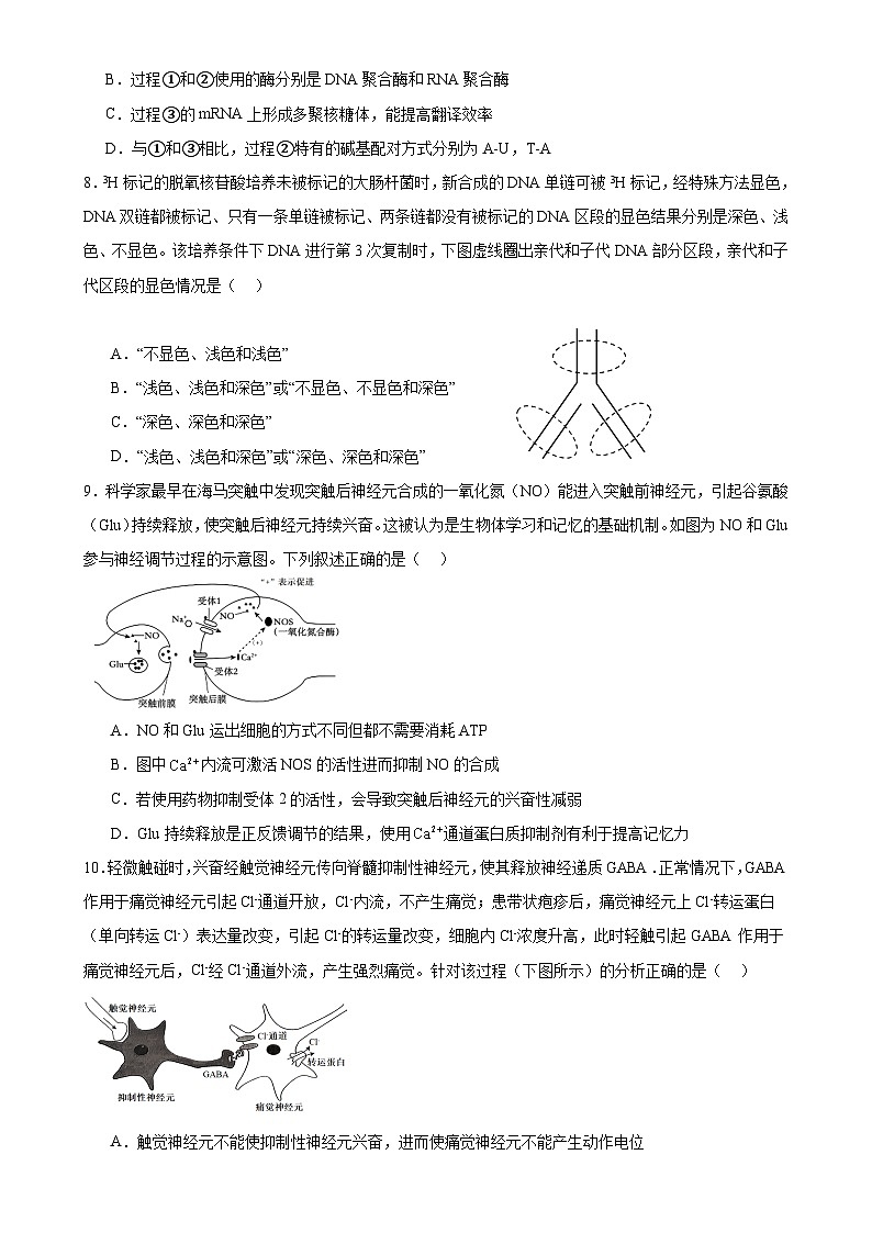 福建省莆田市涵江区莆田锦江中学高二上学期12月月考生物试题-A4第3页