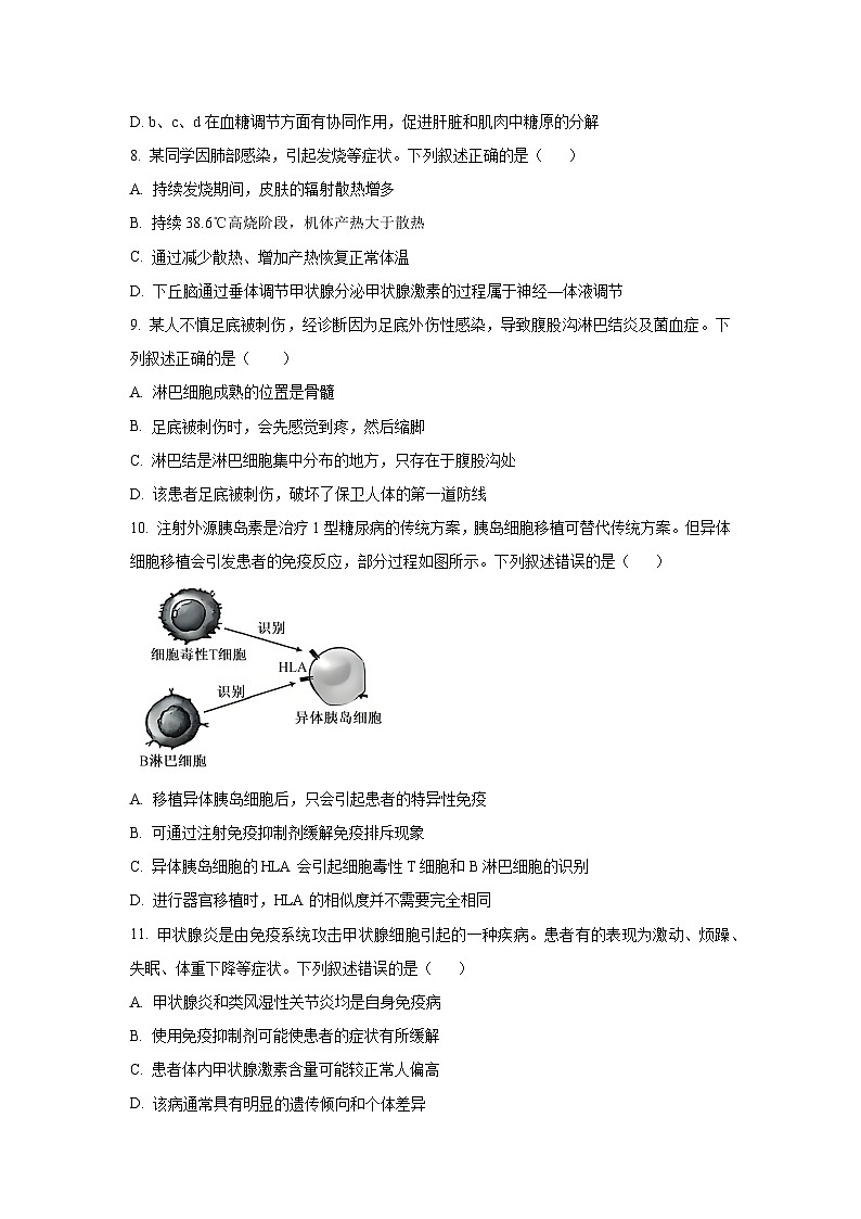 2025-2026学年河北省雄安新区高二上学期11月期中生物试卷（学生版）第3页