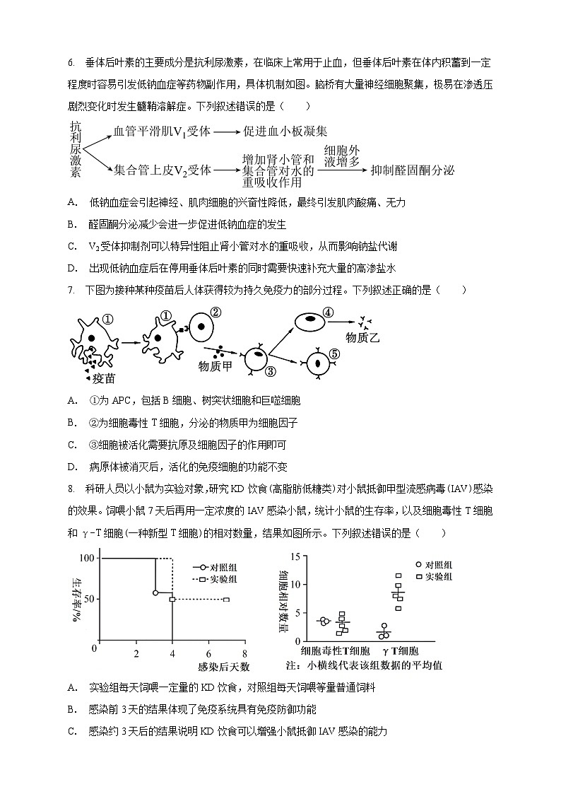 安徽省定远县育才学校2025-2026学年高二上学期12月月考生物试题（含答案）第3页