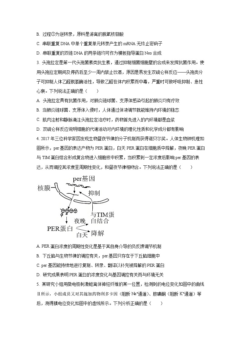 2025-2026学年江西省萍乡市高二上学期期中考试生物试卷（学生版）第2页