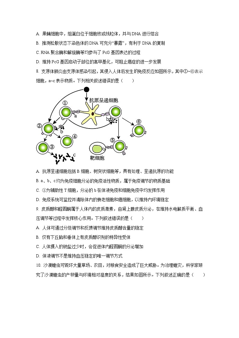 2025-2026学年河南省驻马店市高三上学期第三次联考生物试卷（学生版）第3页