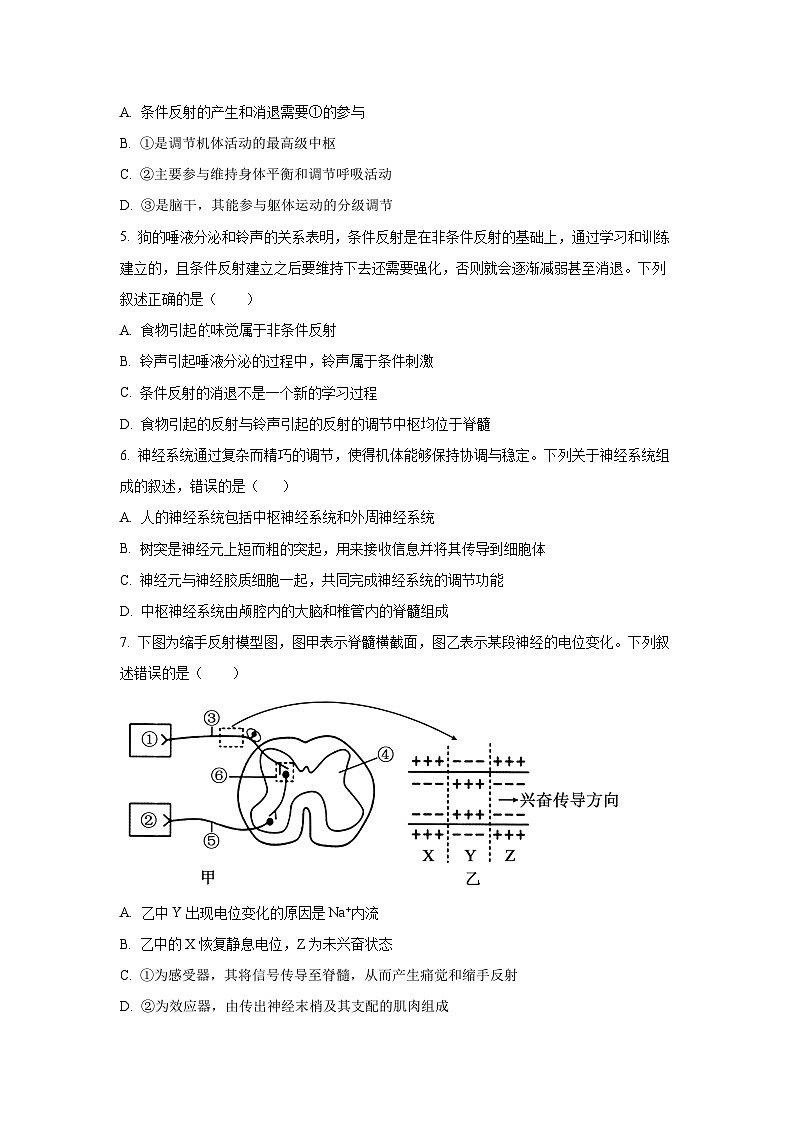 2025-2026学年河南省南阳市南阳地区高二上学期期中考试生物试卷（学生版）第2页