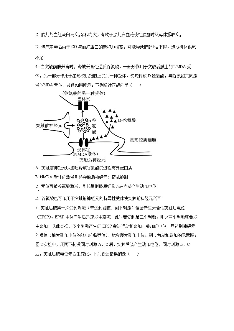 2025-2026学年河南省郑州市十校高二上学期11月期中联考生物试卷（学生版）第2页