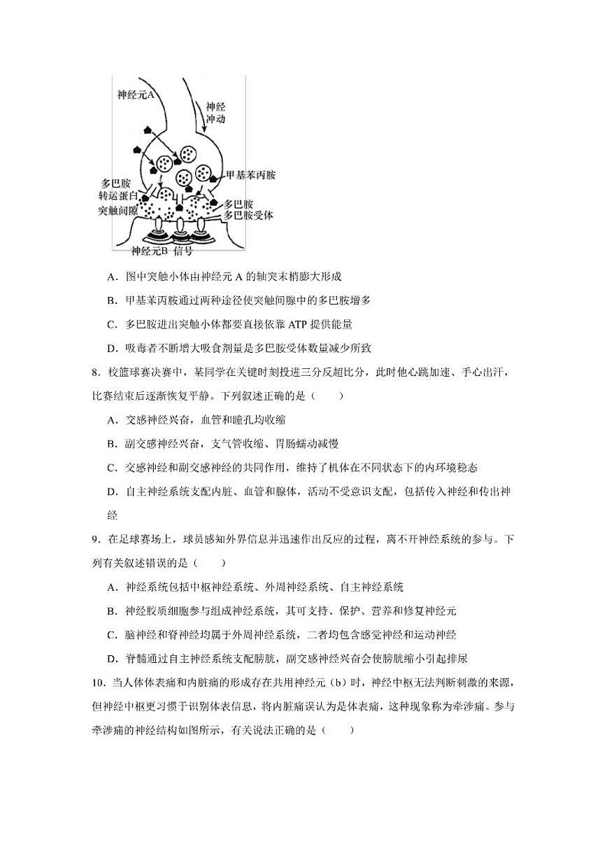 2025-2026学年黑龙江省佳木斯市桦南县第一中学高二上学期第一次月考生物试题（有答案）第3页