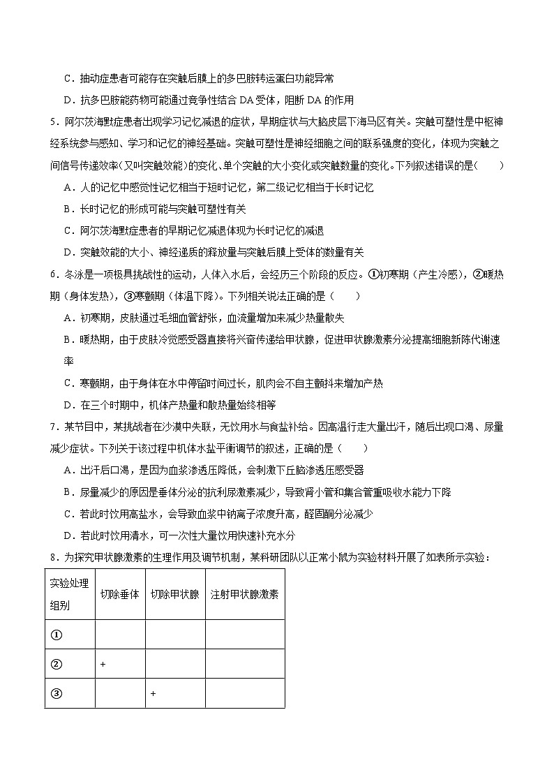 贵州省县中联盟2025-2026学年高二上学期12月自主命题考试生物试卷（Word版附答案）第2页