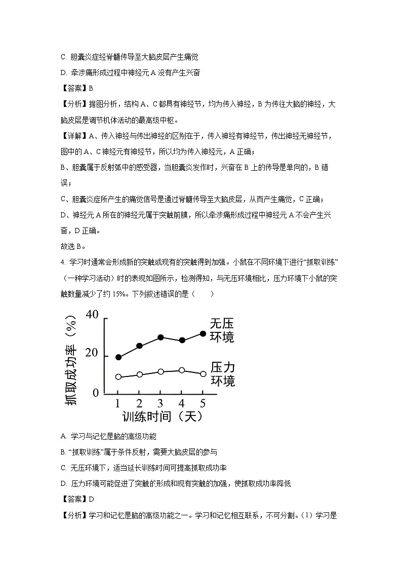 【生物】吉林省长春市部分学校2025-2026学年高二上学期期中试卷（解析版）第3页