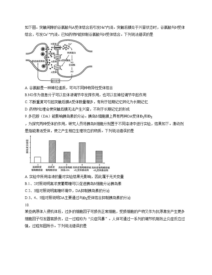 山东省潍坊市2025_2026学年高二上学期12月学科素养能力抽样测评生物试卷（文字版，含答案）第3页