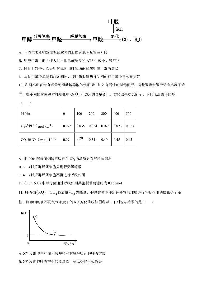 辽宁省抚顺市第一中学2024-2025学年高一下学期期初考试生物试卷（无答案）第3页