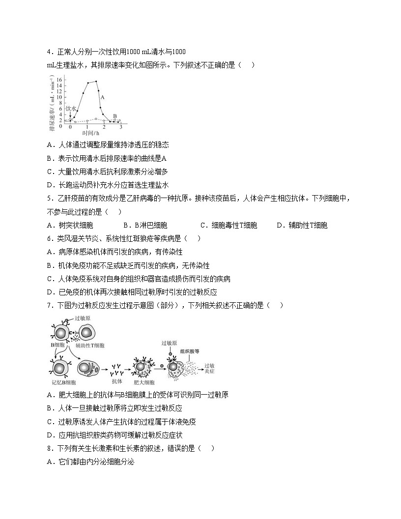 云南省文山壮族苗族自治州富宁县新纪元云贵发展中心2025_2026学年高二上学期12月月考生物试题（文字版，含答案）第2页