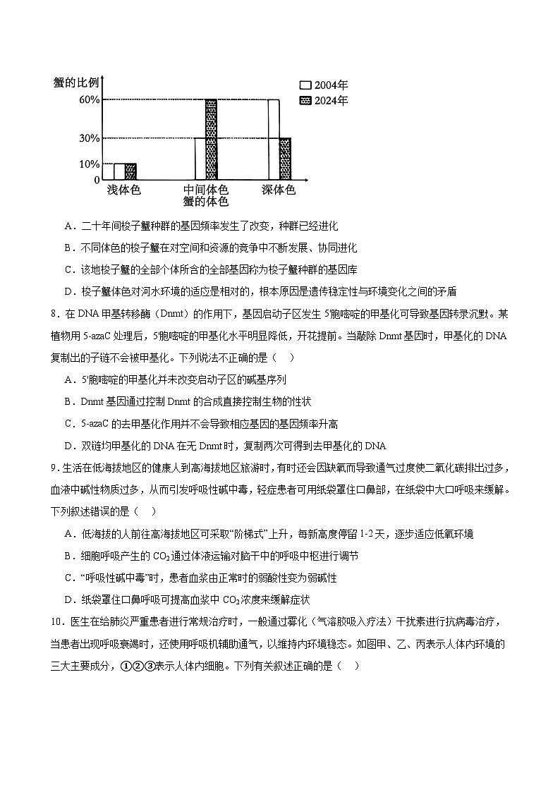 福建省连城县第一中学2026届高三上学期12月月考生物试卷（Word版附答案）第3页