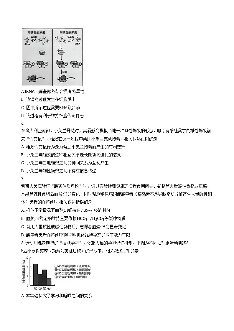北京市昌平区2025_2026学年高三上学期期末质量抽检生物试题（文字版，含答案）第3页