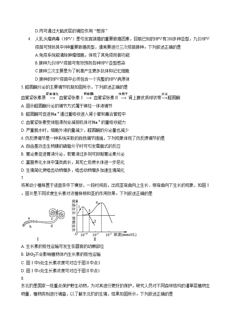 广西壮族自治区北海市2025_2026学年高二上学期1月期末考试生物试题（文字版，含答案）第2页